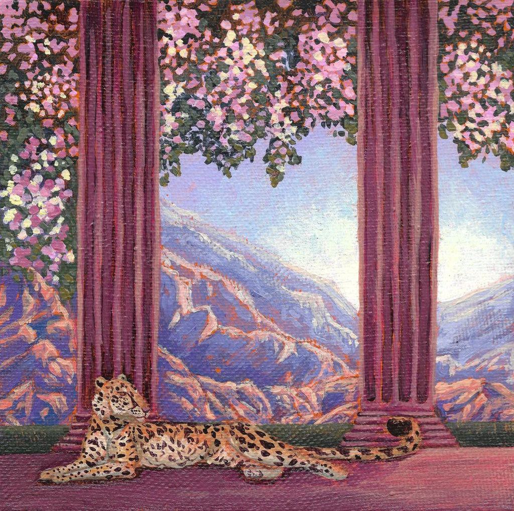 Leopard at Dawn Print