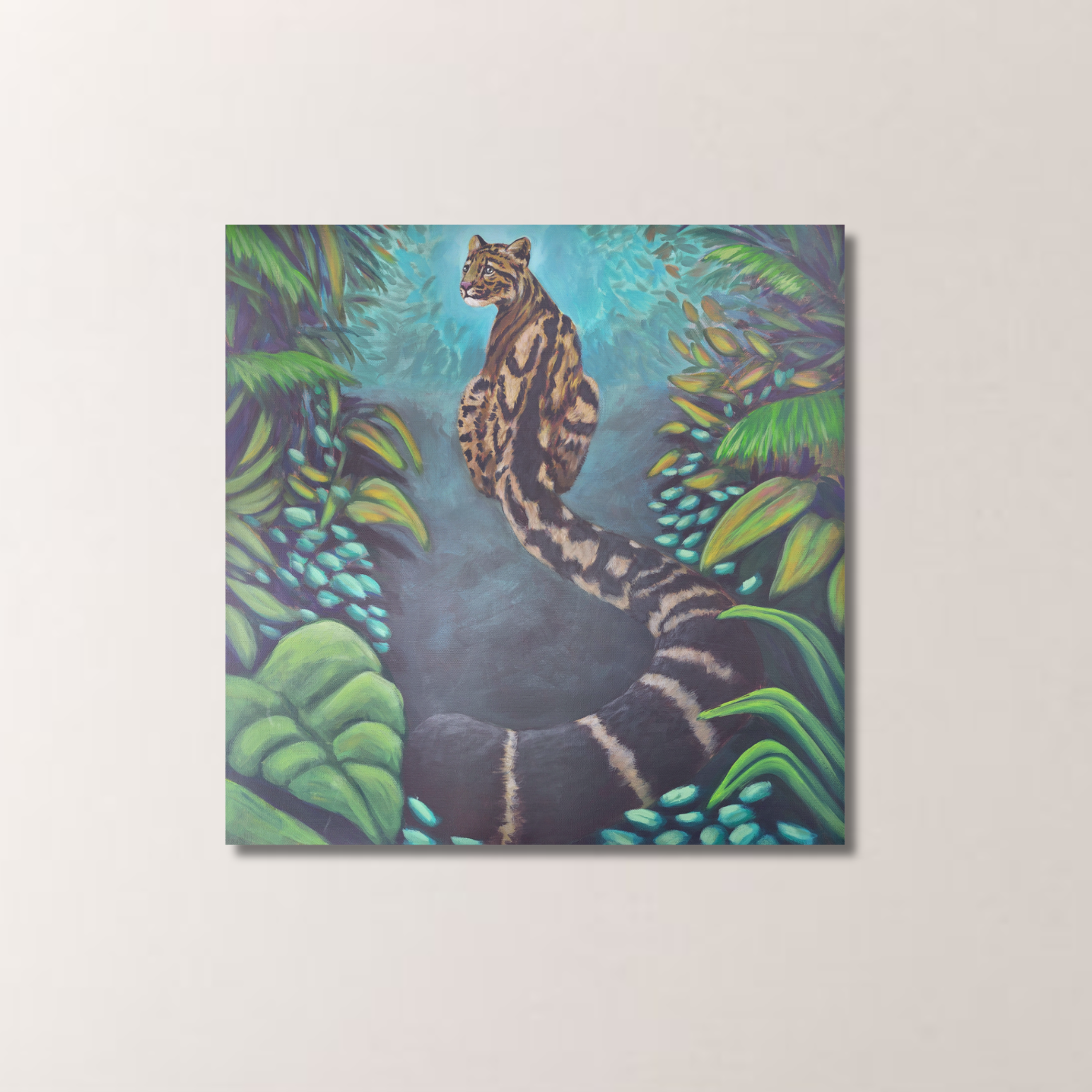Clouded Leopard Print