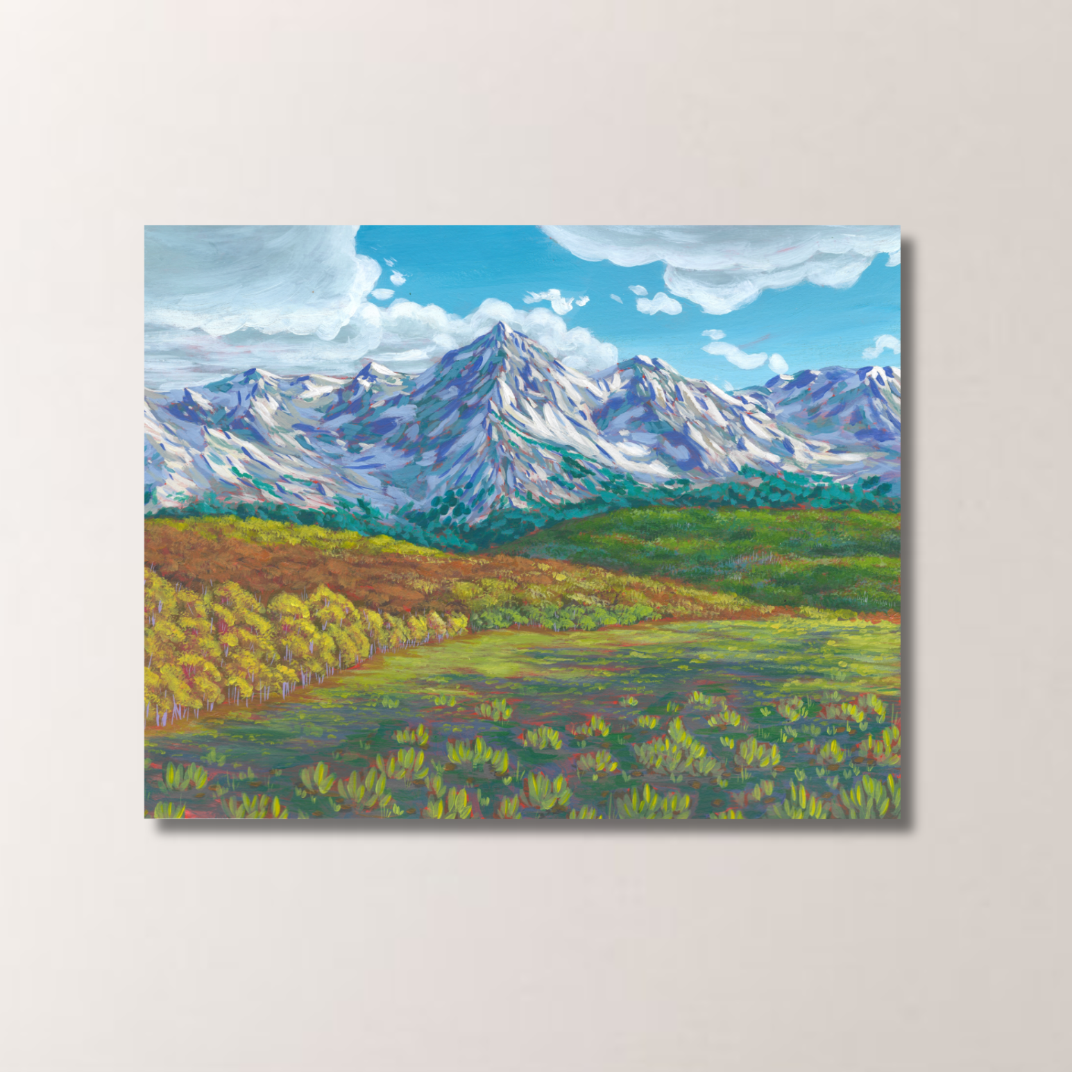 Blue Mountain Majesty Print