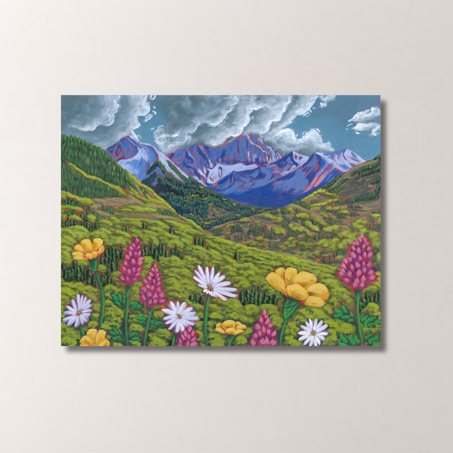 Wildflower Summit Print