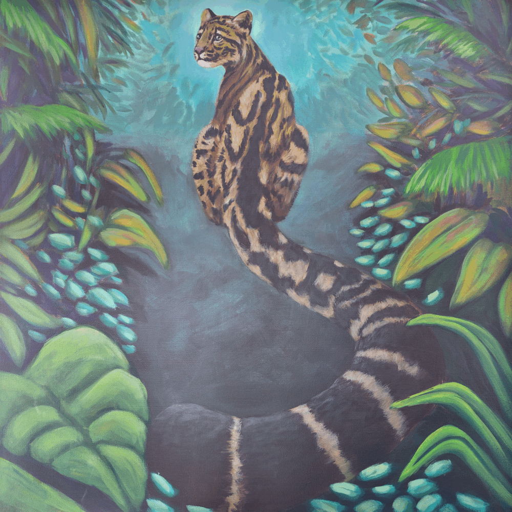 Clouded Leopard Print